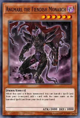 Angmarl the Fiendish Monarch Yu-Gi-Oh card