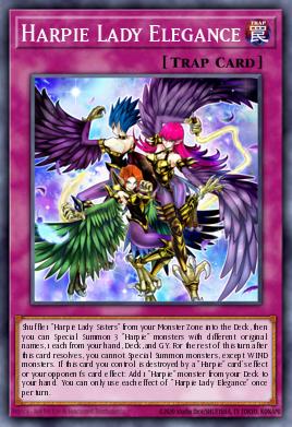 Harpie Lady Elegance Yu-Gi-Oh card