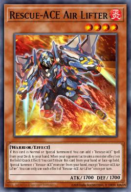 Rescue-ACE Air Lifter Yu-Gi-Oh card