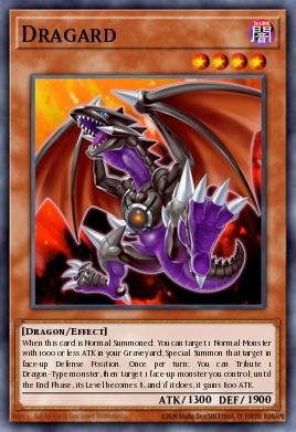 Dragard Yu-Gi-Oh card
