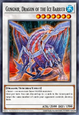 Gungnir, Dragon of the Ice Barrier Yu-Gi-Oh card