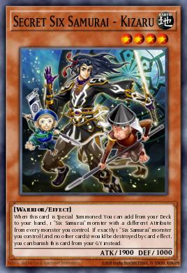 Secret Six Samurai - Kizaru Yu-Gi-Oh card
