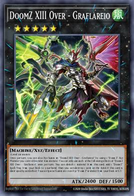 DoomZ XIII Over - Graflareio Yu-Gi-Oh card