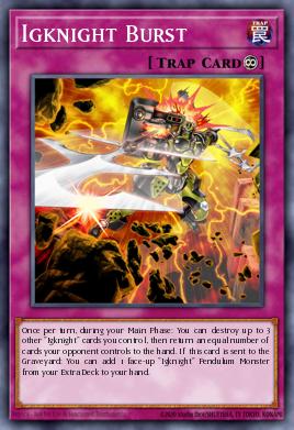 Igknight Burst Yu-Gi-Oh card