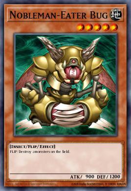 Nobleman-Eater Bug Yu-Gi-Oh card