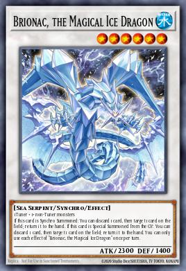 Brionac, the Magical Ice Dragon Yu-Gi-Oh card
