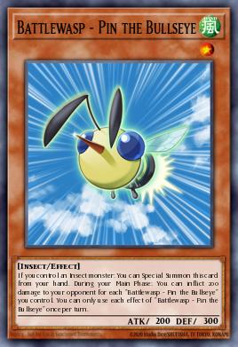 Battlewasp - Pin the Bullseye Yu-Gi-Oh card