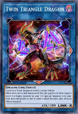 Twin Triangle Dragon Yu-Gi-Oh card