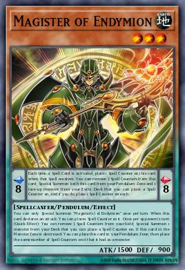Magister of Endymion Yu-Gi-Oh card
