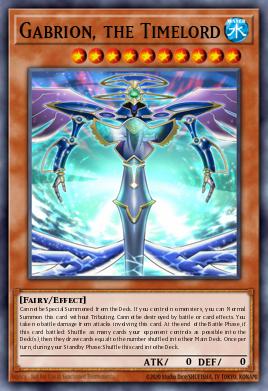 Gabrion, the Timelord Yu-Gi-Oh card