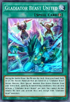 Gladiator Beast United Yu-Gi-Oh card