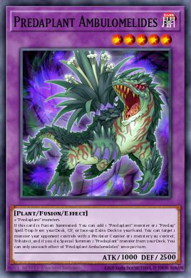 Predaplant Ambulomelides Yu-Gi-Oh card