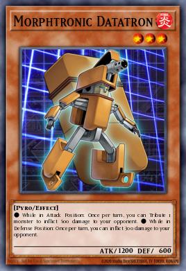 Morphtronic Datatron Yu-Gi-Oh card