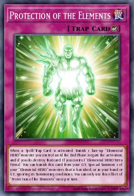 Protection of the Elements Yu-Gi-Oh card