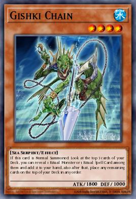 Gishki Chain Yu-Gi-Oh card