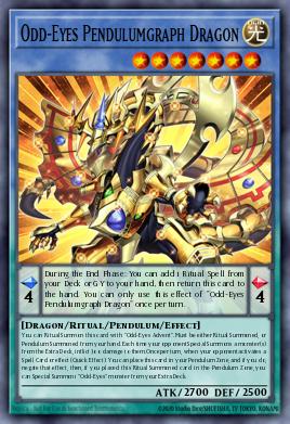 Odd-Eyes Pendulumgraph Dragon Yu-Gi-Oh card