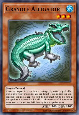 Graydle Alligator Yu-Gi-Oh card