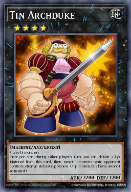 Tin Archduke Yu-Gi-Oh card