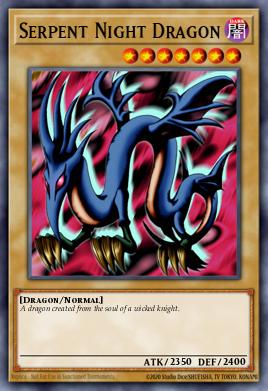 Serpent Night Dragon Yu-Gi-Oh card