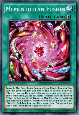 Mementotlan Fusion Yu-Gi-Oh card