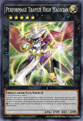 Performage Trapeze High Magician Yu-Gi-Oh card