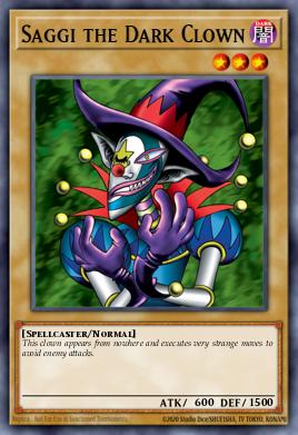 Saggi the Dark Clown Yu-Gi-Oh card