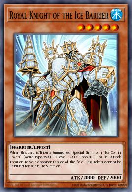 Royal Knight of the Ice Barrier Yu-Gi-Oh card
