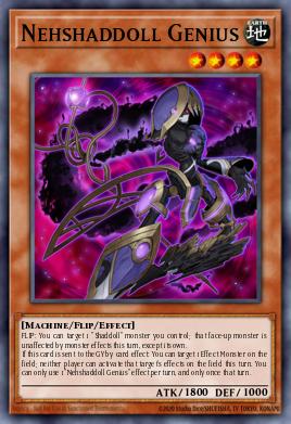 Nehshaddoll Genius Yu-Gi-Oh card