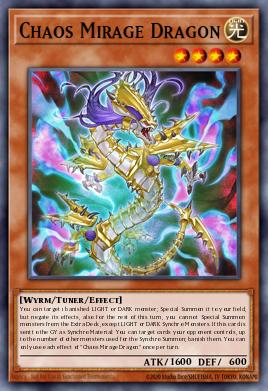 Chaos Mirage Dragon Yu-Gi-Oh card