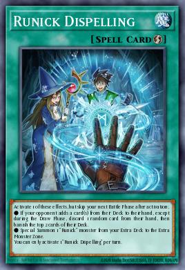 Runick Dispelling Yu-Gi-Oh card