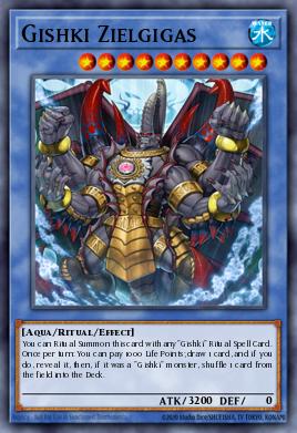 Gishki Zielgigas Yu-Gi-Oh card
