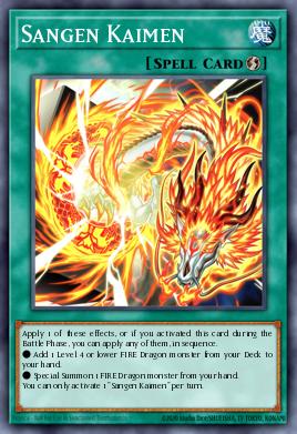 Sangen Kaimen Yu-Gi-Oh card