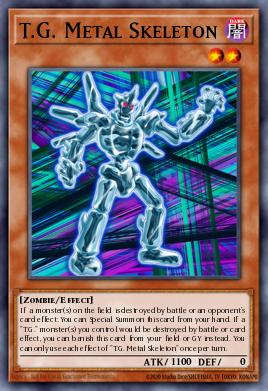 T.G. Metal Skeleton Yu-Gi-Oh card