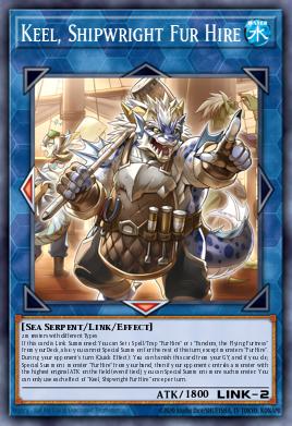 Keel, Shipwright Fur Hire Yu-Gi-Oh card