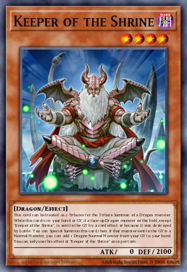 Keeper of the Shrine Yu-Gi-Oh card
