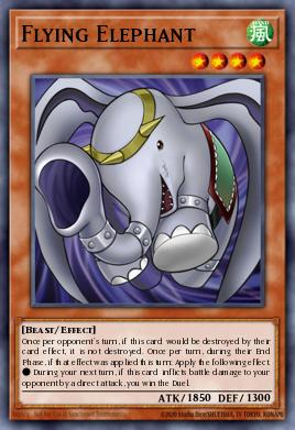 Flying Elephant Yu-Gi-Oh card