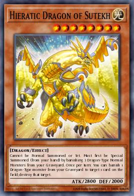 Hieratic Dragon of Sutekh Yu-Gi-Oh card