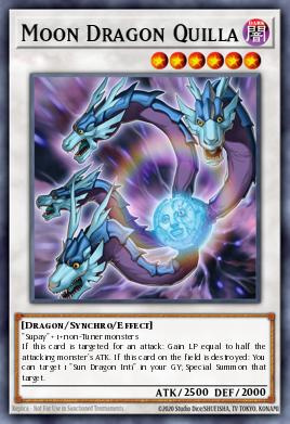 Moon Dragon Quilla Yu-Gi-Oh card