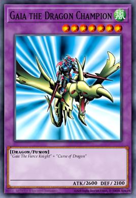 Gaia the Dragon Champion Yu-Gi-Oh card