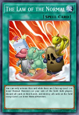 The Law of the Normal Yu-Gi-Oh card