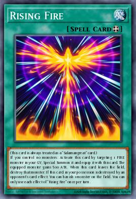 Rising Fire Yu-Gi-Oh card