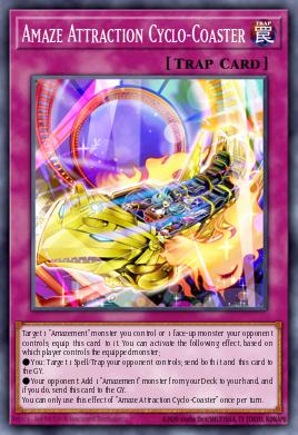 Amaze Attraction Cyclo-Coaster Yu-Gi-Oh card