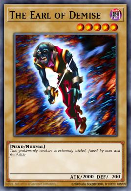 The Earl of Demise Yu-Gi-Oh card