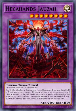 Hecahands Jauzah Yu-Gi-Oh card