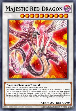 Majestic Red Dragon Yu-Gi-Oh card