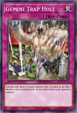 Gemini Trap Hole Yu-Gi-Oh card