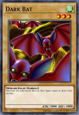 Dark Bat Yu-Gi-Oh card