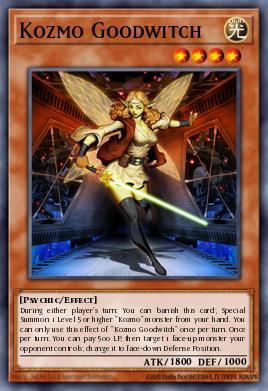 Kozmo Goodwitch Yu-Gi-Oh card
