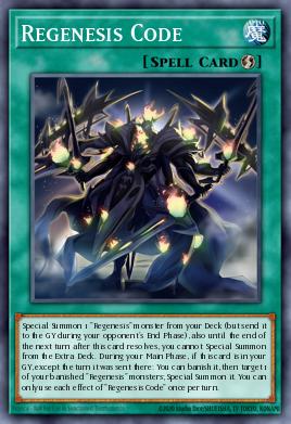 Regenesis Code Yu-Gi-Oh card