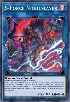 S-Force Nightslayer Yu-Gi-Oh card